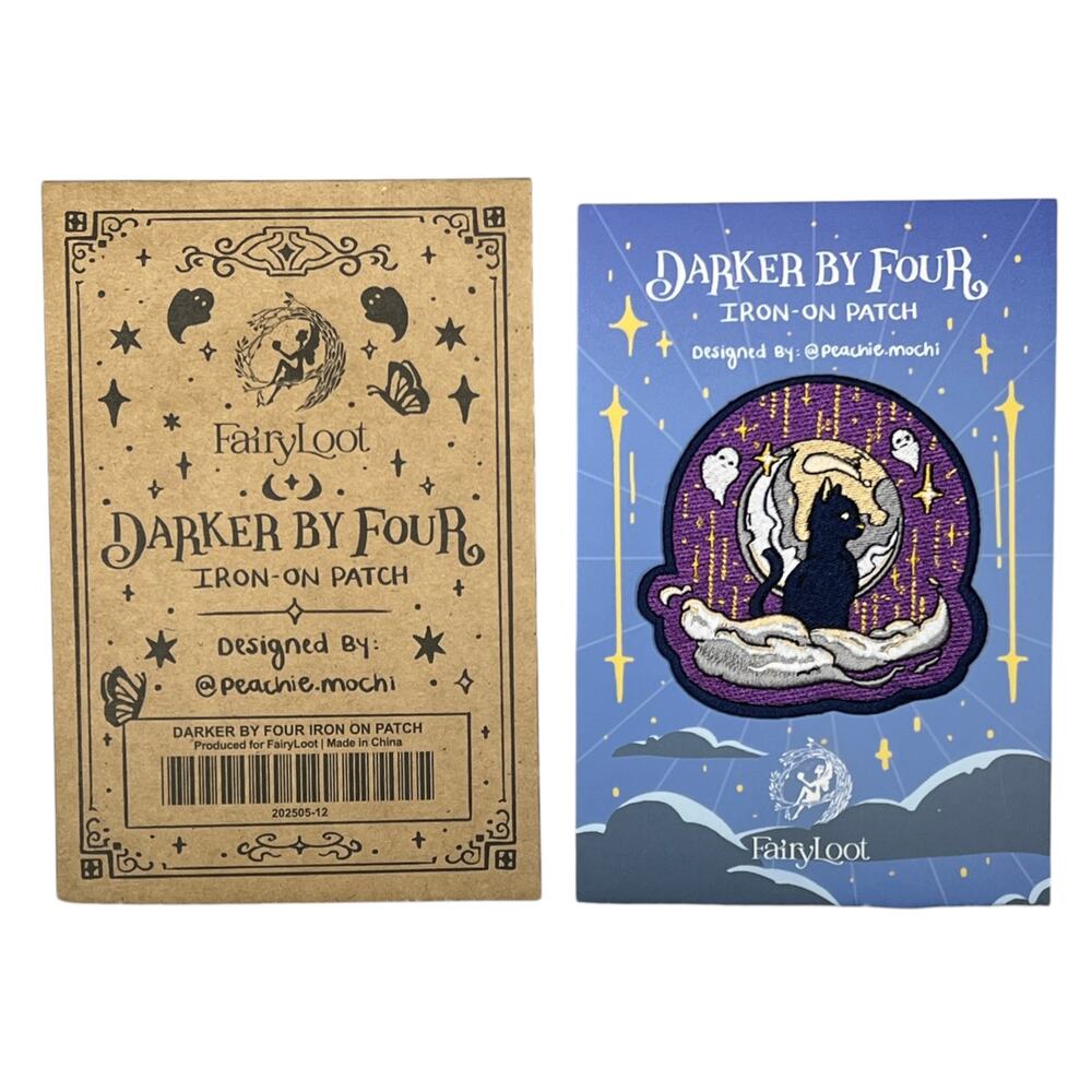 FairyLoot Darker by Four Iron-On Patch - June C.L. Tan December 2025 YA Box Item